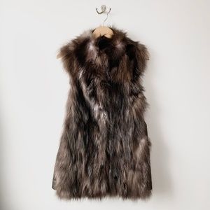 🌱 Michael by Michael Kors Brown Fur Vest | Small